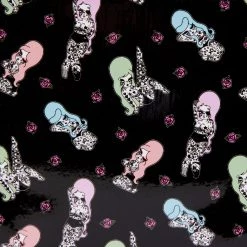 New Loungefly Valfre Double Heart Mini Backpack