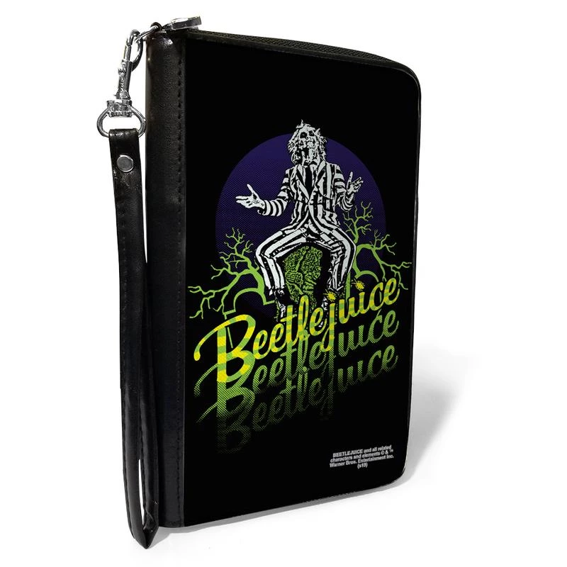 Buckle-Down Beetlejuice Sitting On Tombstone Pose Trees Wallet 1 Buckle-Down Beetlejuice Sitting On Tombstone Pose Trees Wallet