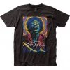 Impact New Men's Jimi Hendrix Rainbow Drawing Tee