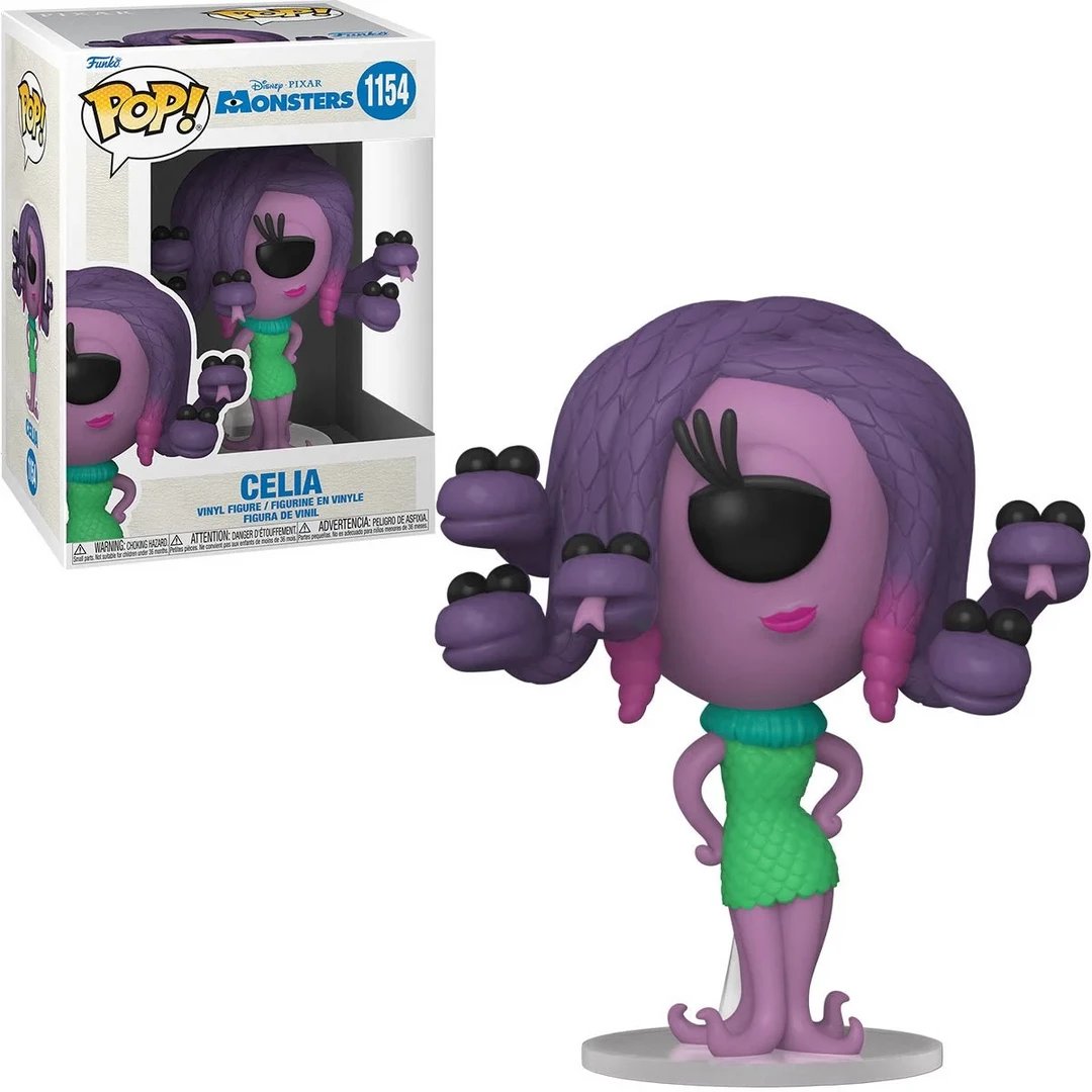 New Funko Pop! Monsters, Inc. 20Th Anniversary Celia Vinyl Figure #1154 2 New Funko Pop! Monsters, Inc. 20Th Anniversary Celia Vinyl Figure #1154