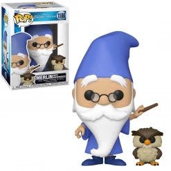 Funko Pop! The Sword In The Stone Merlin With Archimedes Vinyl Figure #1100