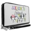 Buckle-Down Disney Mickey Friends The Fab Five Faces Wallet New