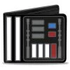 Buckle-Down Star Wars Darth Vader Chest Panel Bi-Fold Wallet New