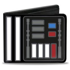 Buckle-Down Star Wars Darth Vader Chest Panel Bi-Fold Wallet New