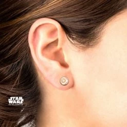 Sales One Star Wars Episode 7 Bb-8 Hero Droid Stud Earrings New
