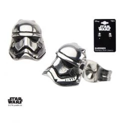 Sales One Star Wars Episode 7 Stormtrooper Stud Earrings New
