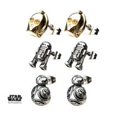 Sales One Star Wars Episode 8 Droid Stud Earrings
