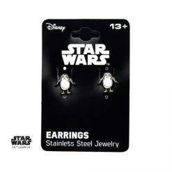 Sales One Star Wars Episode 8 Porg Enamel Stud Earrings