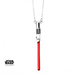Sales One Star Wars Darth Vader Lightsaber Stainless Steel Necklace New