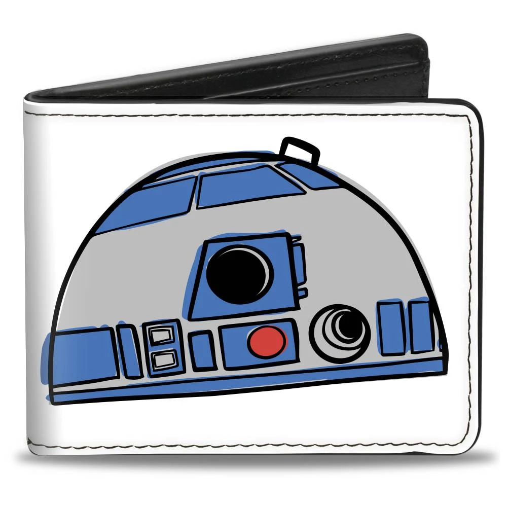 Buckle-Down Star Wars R2-D2 Head + Parts Bi-Fold Wallet 1 Buckle-Down Star Wars R2-D2 Head + Parts Bi-Fold Wallet