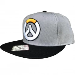 Bioworld Overwatch Embroidered Logo Flat Bill Snapback Hat New