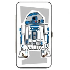 Buckle-Down New Star Wars R2-D2 Pose + Parts Close-Up Hinge Wallet