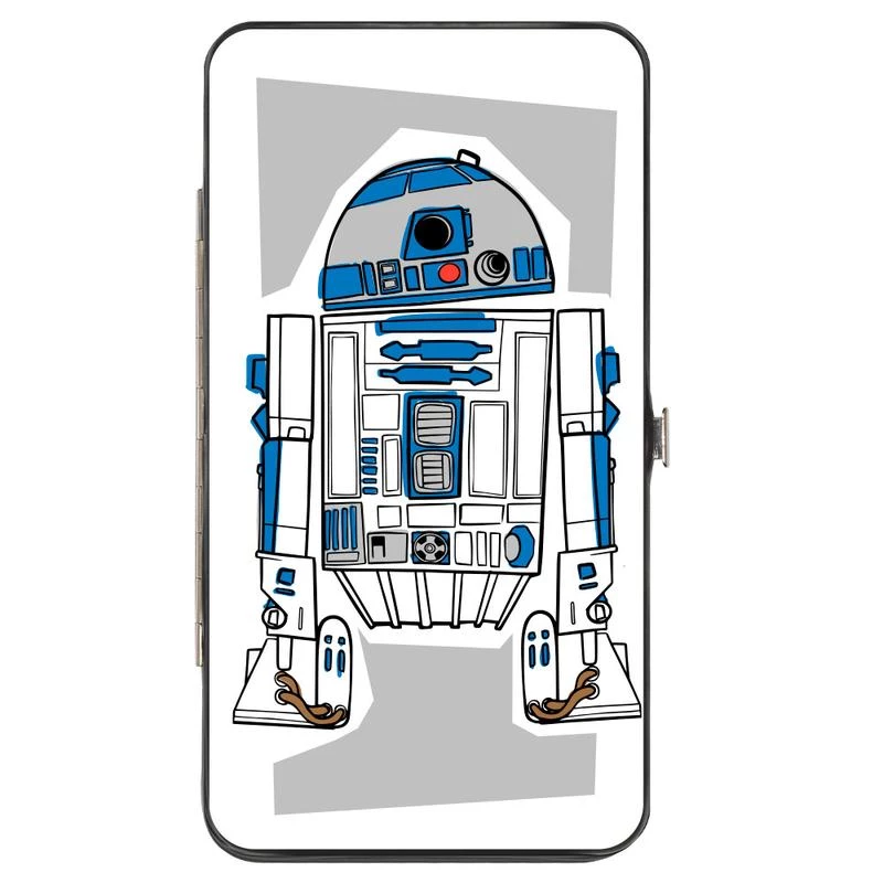 Buckle-Down New Star Wars R2-D2 Pose + Parts Close-Up Hinge Wallet 1 Buckle-Down New Star Wars R2-D2 Pose + Parts Close-Up Hinge Wallet