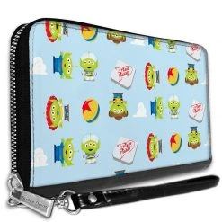 Buckle-Down Disney Pixar Toy Story Alien Remix Pizza Planet Luxo Ball Collage Wallet